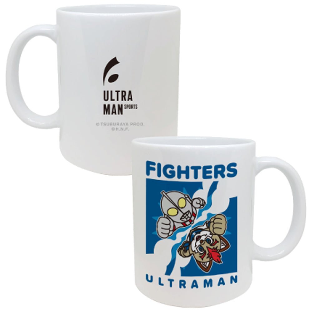 ULTRAMAN ウルトラマン (シリーズ 60周年 ) - ウルトラマン2024×北海道日本ハムファイターズコラボ / デフォルメ / マグカップ - PGS